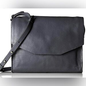 CLARKS Black Leather Crossbody Bag